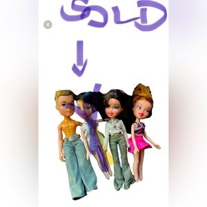 BRATZ dolls Lot 3 - RARE- First Edition 2001 Dolls. Rare Cameron doll.s.